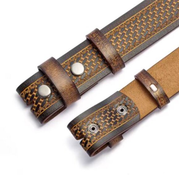 Belts Buckle Strap Male Cowboy Belt 2024 Western - Picture 4 of 4